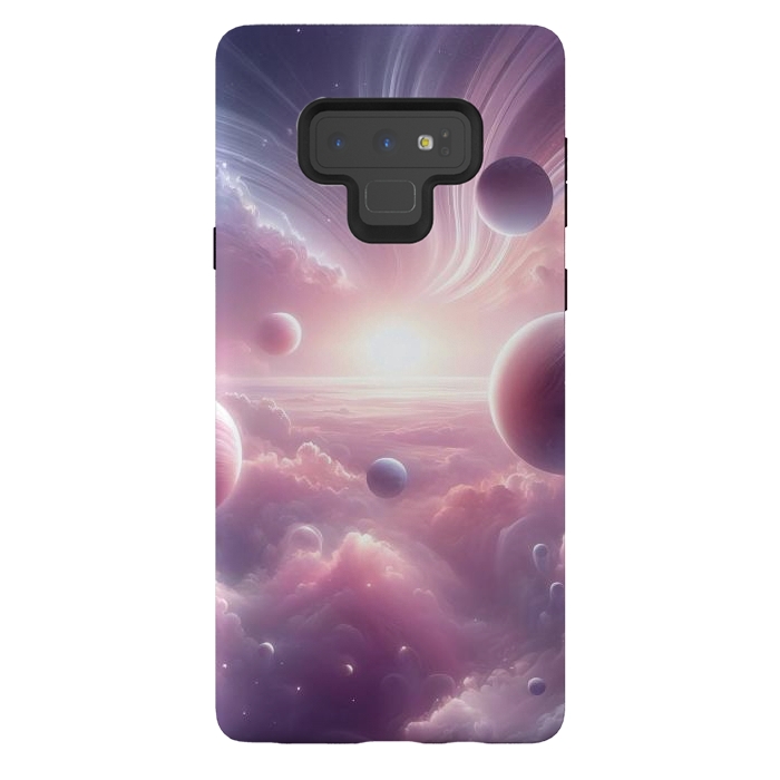 Galaxy Note 9 StrongFit Lavender Universe by JohnnyVillas