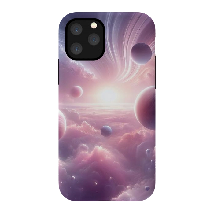 iPhone 11 Pro StrongFit Lavender Universe by JohnnyVillas