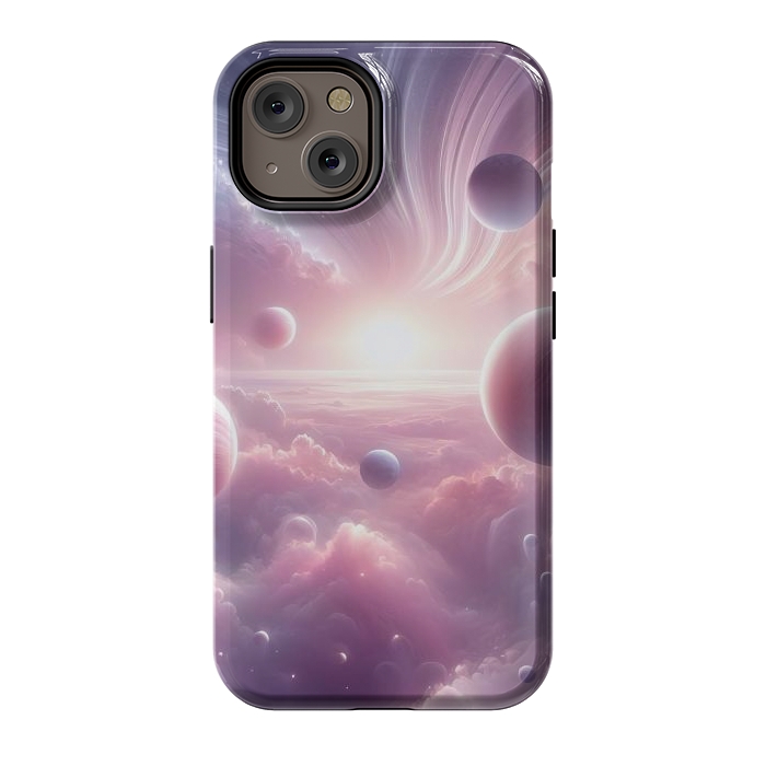 iPhone 14 StrongFit Lavender Universe by JohnnyVillas