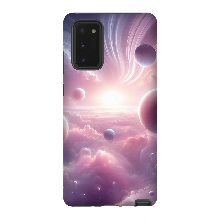 Galaxy Note 20 StrongFit Lavender Universe by JohnnyVillas