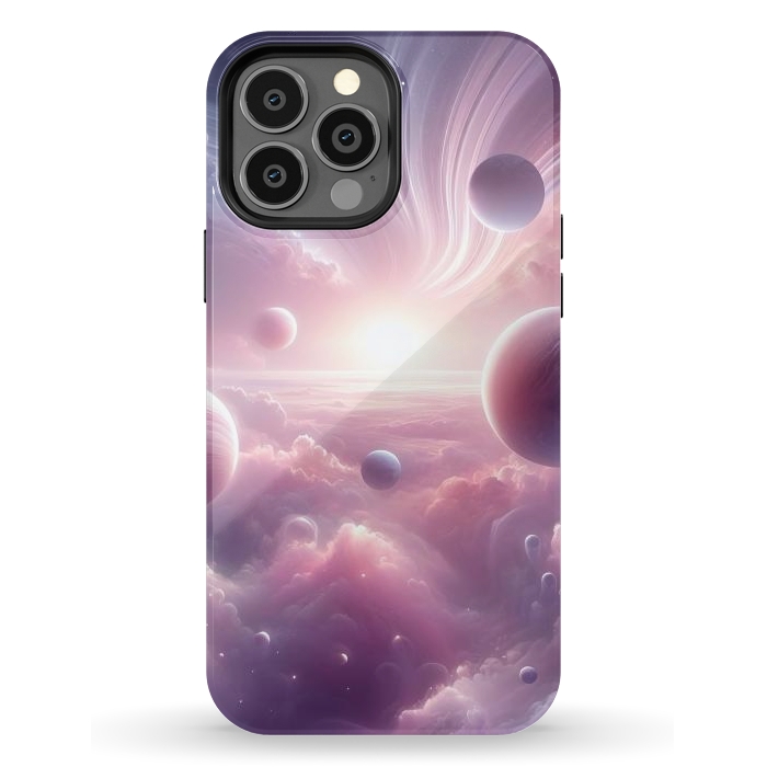 iPhone 13 Pro Max StrongFit Lavender Universe by JohnnyVillas