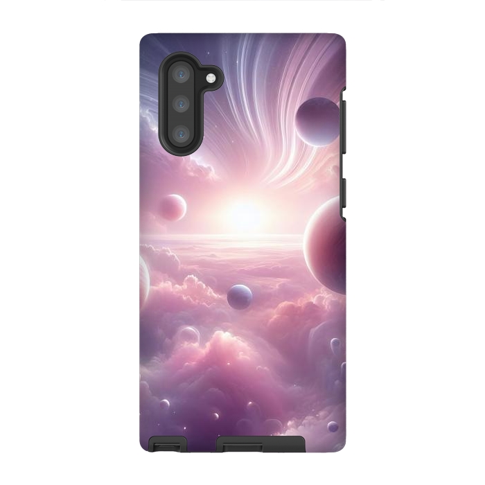 Galaxy Note 10 StrongFit Lavender Universe by JohnnyVillas