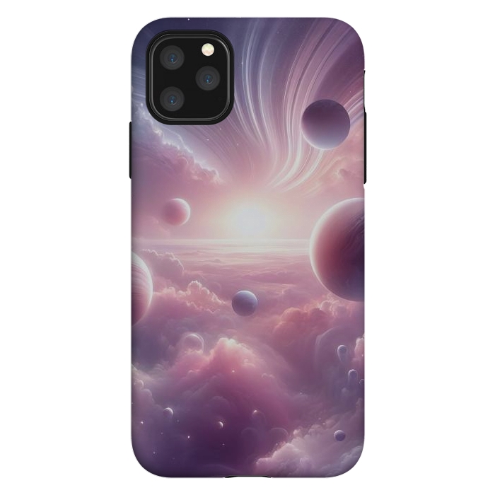 iPhone 11 Pro Max StrongFit Lavender Universe by JohnnyVillas