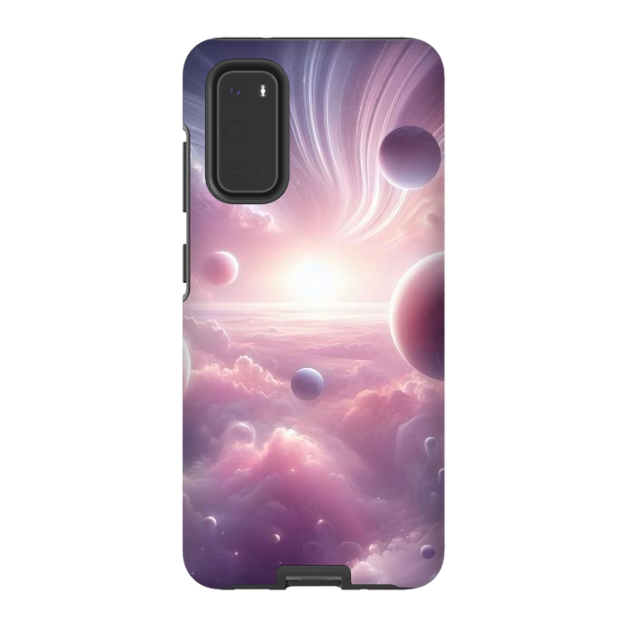 Galaxy S20 StrongFit Lavender Universe by JohnnyVillas