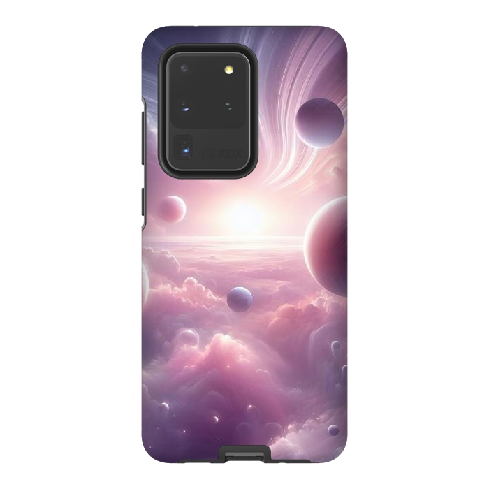 Galaxy S20 Ultra StrongFit Lavender Universe by JohnnyVillas