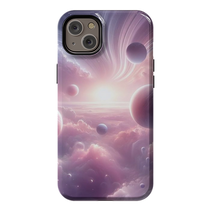 iPhone 14 Plus StrongFit Lavender Universe by JohnnyVillas