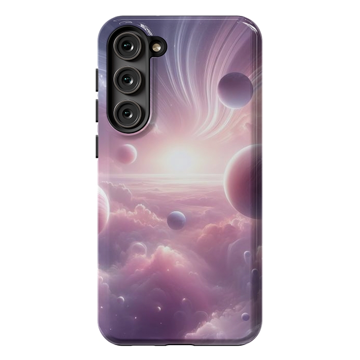 Galaxy S23 Plus StrongFit Lavender Universe by JohnnyVillas