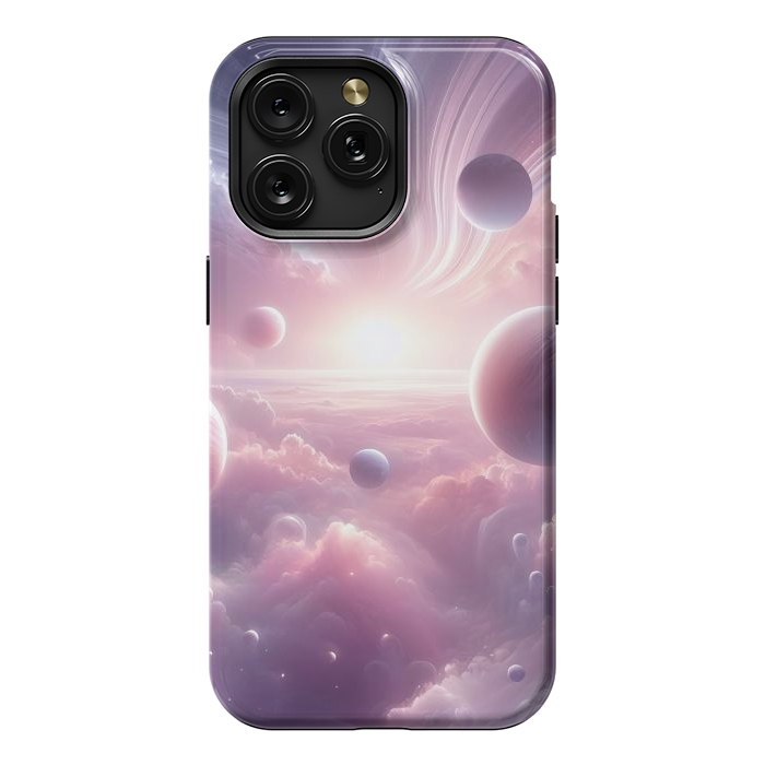 iPhone 15 Pro Max StrongFit Lavender Universe by JohnnyVillas