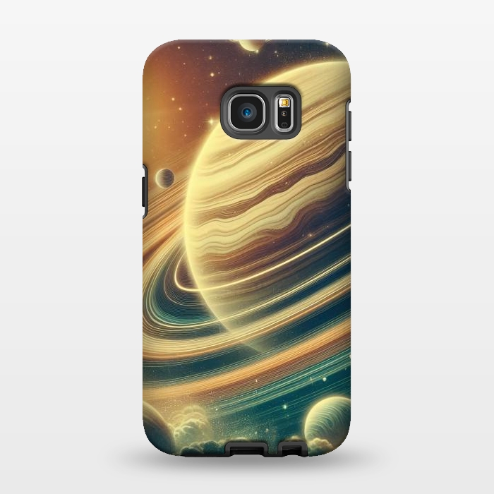 Galaxy S7 EDGE StrongFit Retro Universe by JohnnyVillas