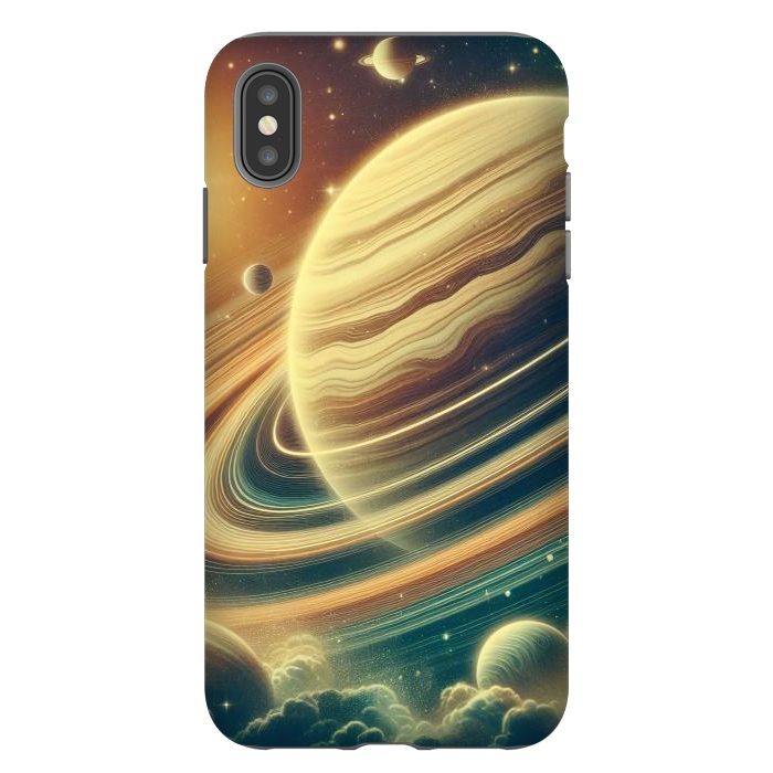 iPhone Xs Max StrongFit Retro Universe by JohnnyVillas