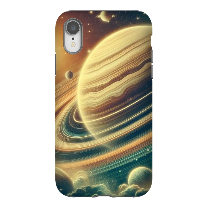 iPhone Xr StrongFit Retro Universe by JohnnyVillas