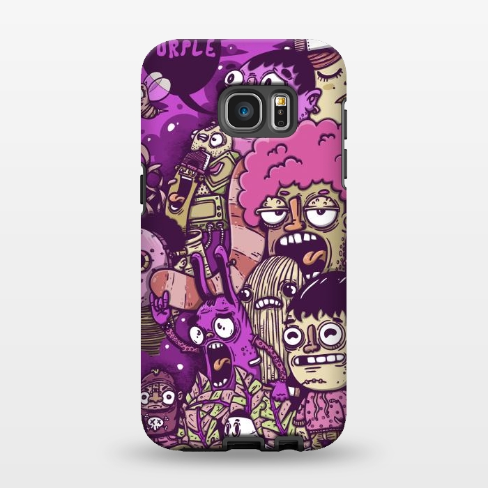 Galaxy S7 EDGE StrongFit purple project by Manuvila