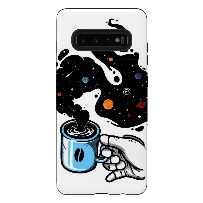 Galaxy S10 plus StrongFit Space Coffee by LM2Kone