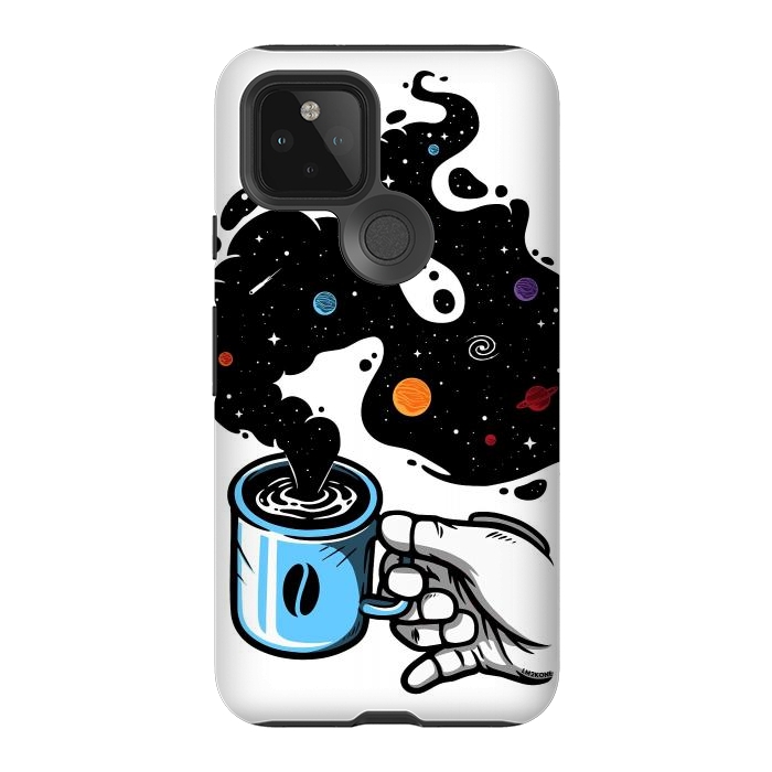 Pixel 5 StrongFit Space Coffee by LM2Kone