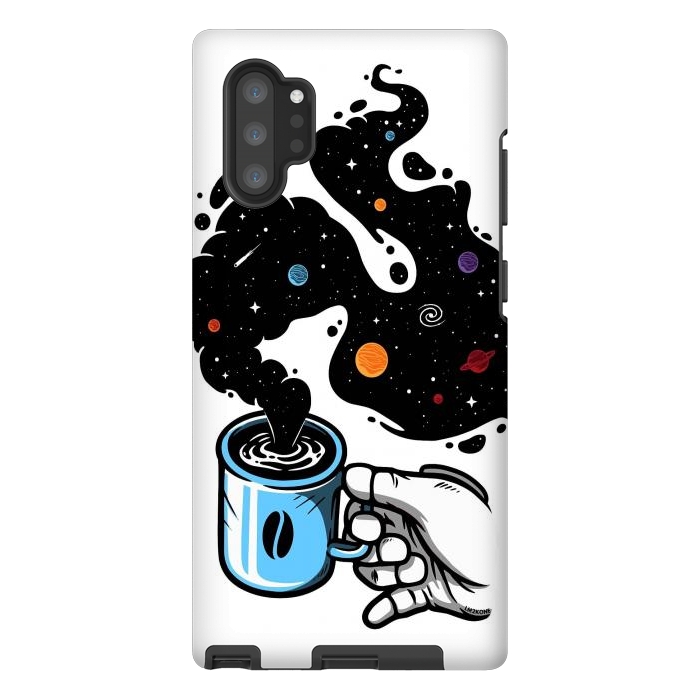 Galaxy Note 10 plus StrongFit Space Coffee by LM2Kone