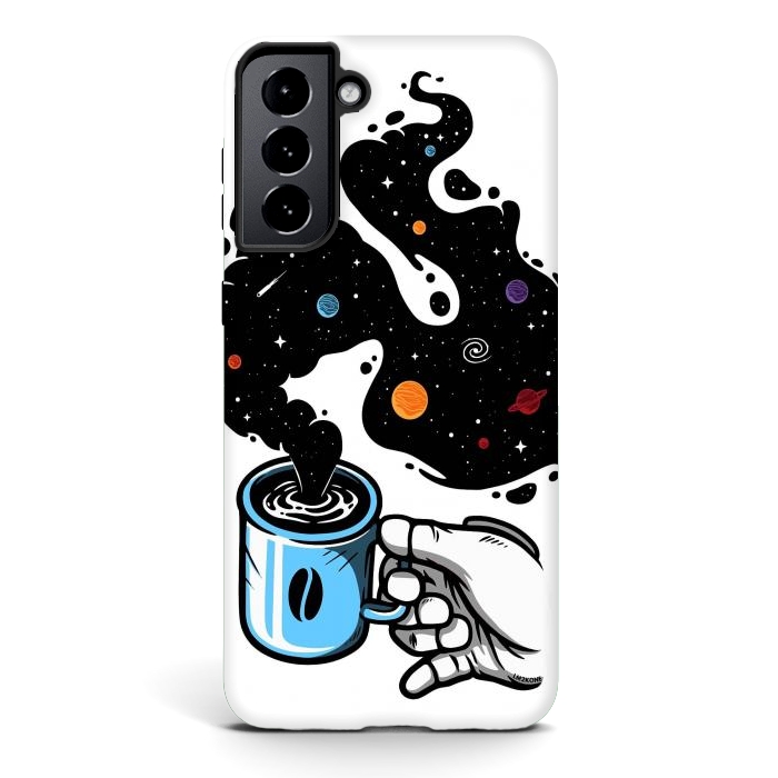 Galaxy S21 plus StrongFit Space Coffee by LM2Kone