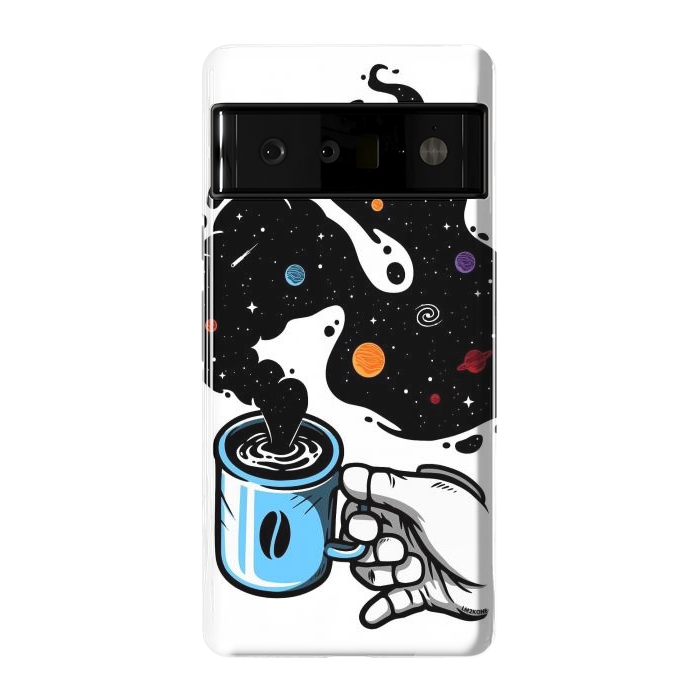 Pixel 6 Pro StrongFit Space Coffee by LM2Kone