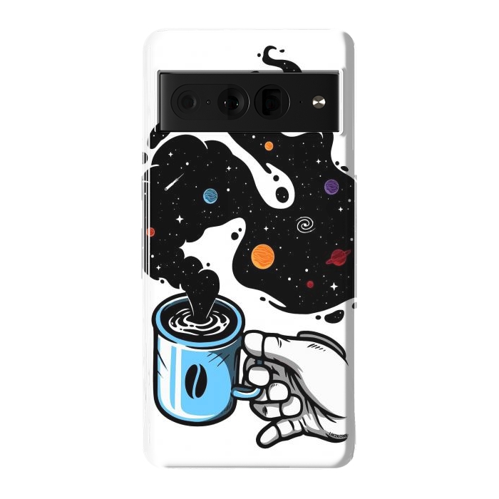 Pixel 7 Pro StrongFit Space Coffee by LM2Kone