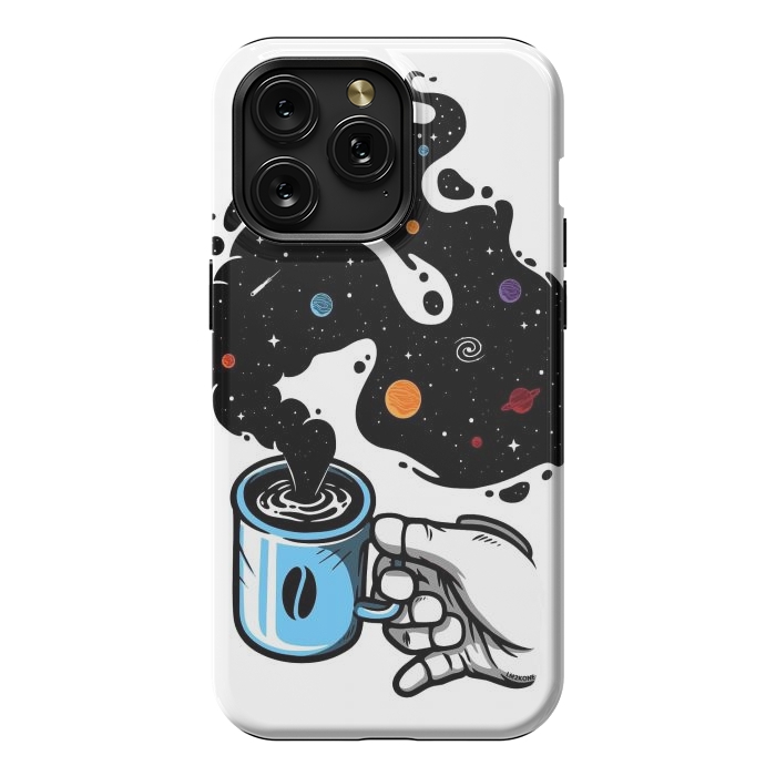 iPhone 15 Pro Max StrongFit Space Coffee by LM2Kone
