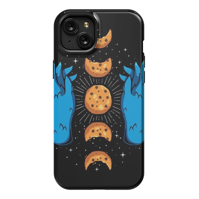 iPhone 15 Plus StrongFit Cookie Moon Phases by LM2Kone