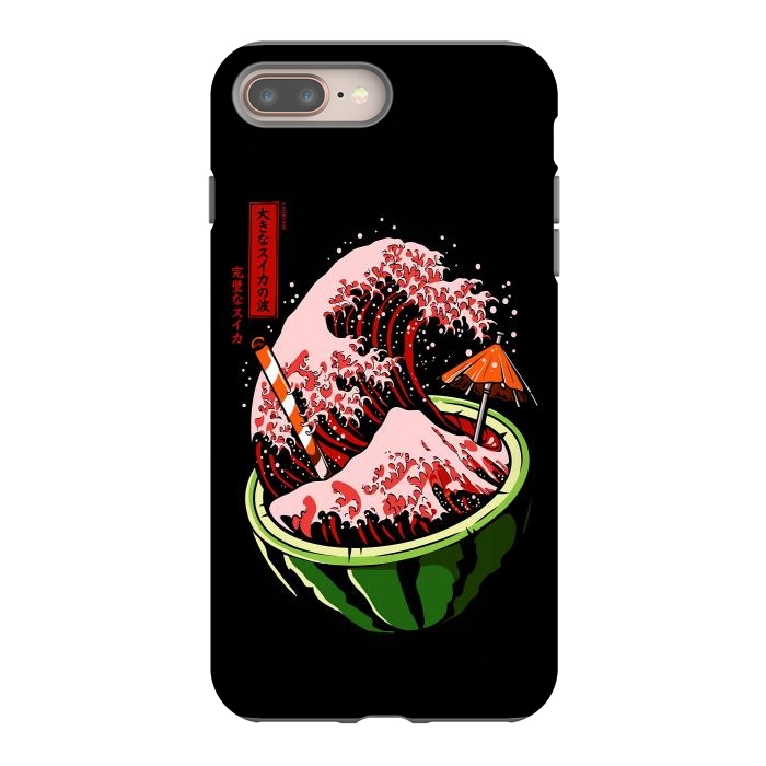 iPhone 7 plus StrongFit The Great Wave Of Watermelon by LM2Kone