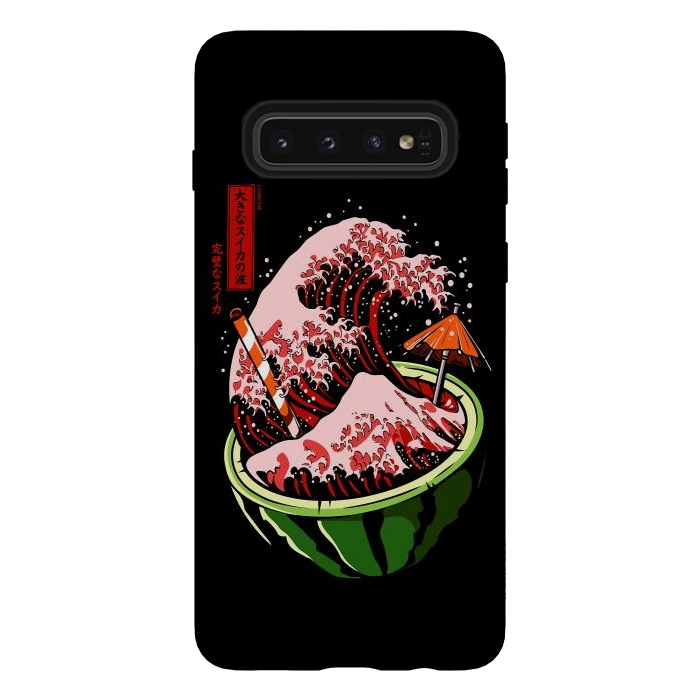 Galaxy S10 StrongFit The Great Wave Of Watermelon by LM2Kone