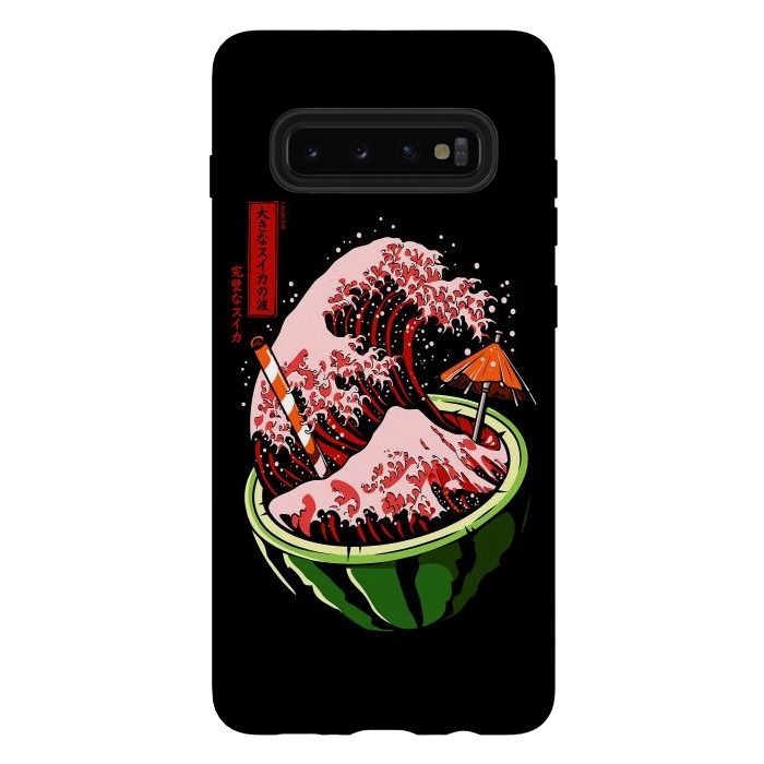 Galaxy S10 plus StrongFit The Great Wave Of Watermelon by LM2Kone