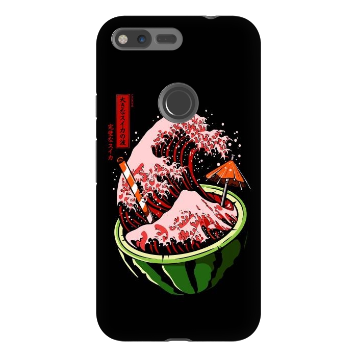 Pixel XL StrongFit The Great Wave Of Watermelon by LM2Kone
