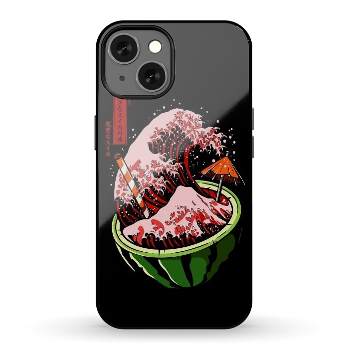 iPhone 13 StrongFit The Great Wave Of Watermelon by LM2Kone