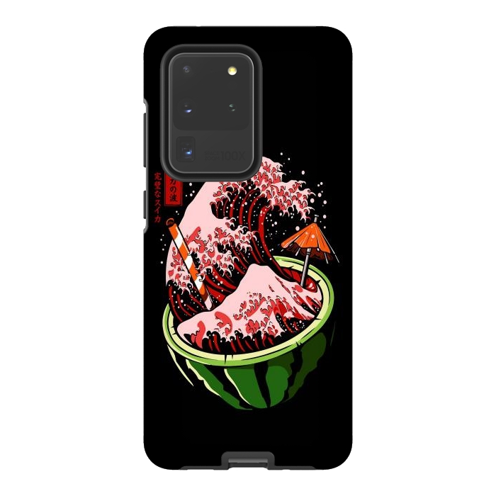 Galaxy S20 Ultra StrongFit The Great Wave Of Watermelon by LM2Kone