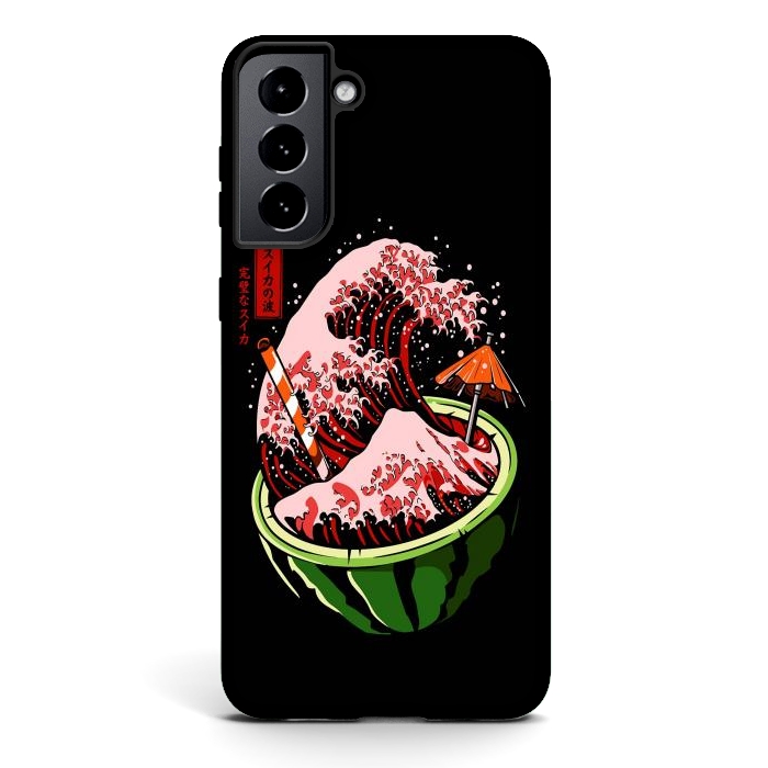 Galaxy S21 StrongFit The Great Wave Of Watermelon by LM2Kone