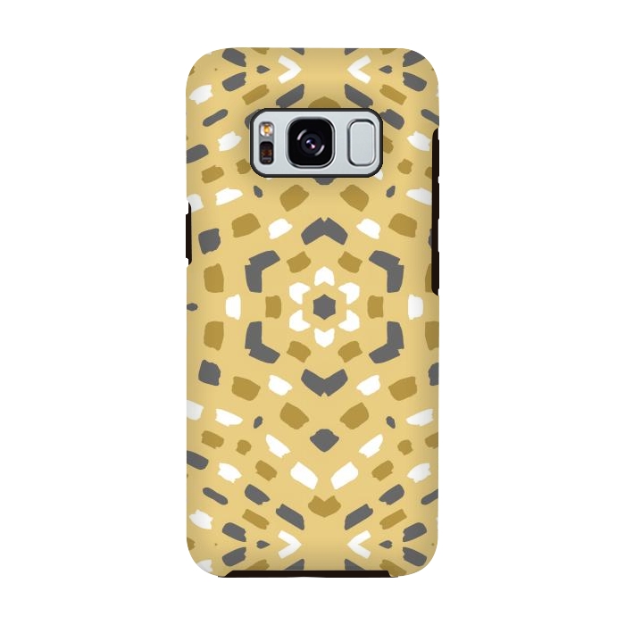 Galaxy S8 StrongFit Geometrical Kaleidoscope Pattern by Creativeaxle