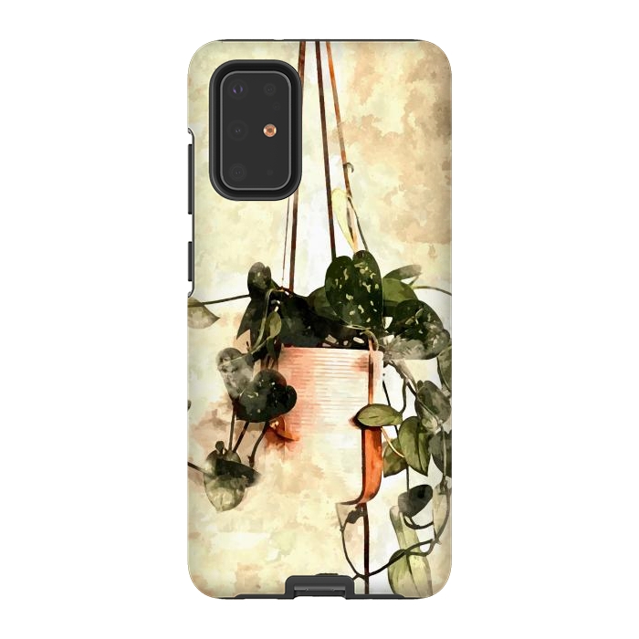 Galaxy S20 Plus StrongFit Hanging Money Plant by Creativeaxle