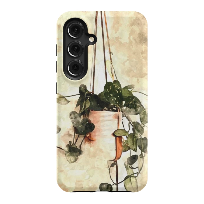 Galaxy S24 StrongFit Hanging Money Plant by Creativeaxle