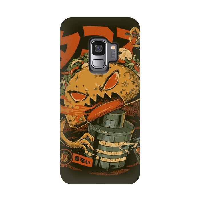 Galaxy S9 StrongFit Spicy Taco Attack by Ilustrata