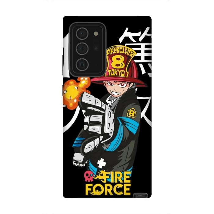Galaxy Note 20 Ultra StrongFit Fire force by Kato