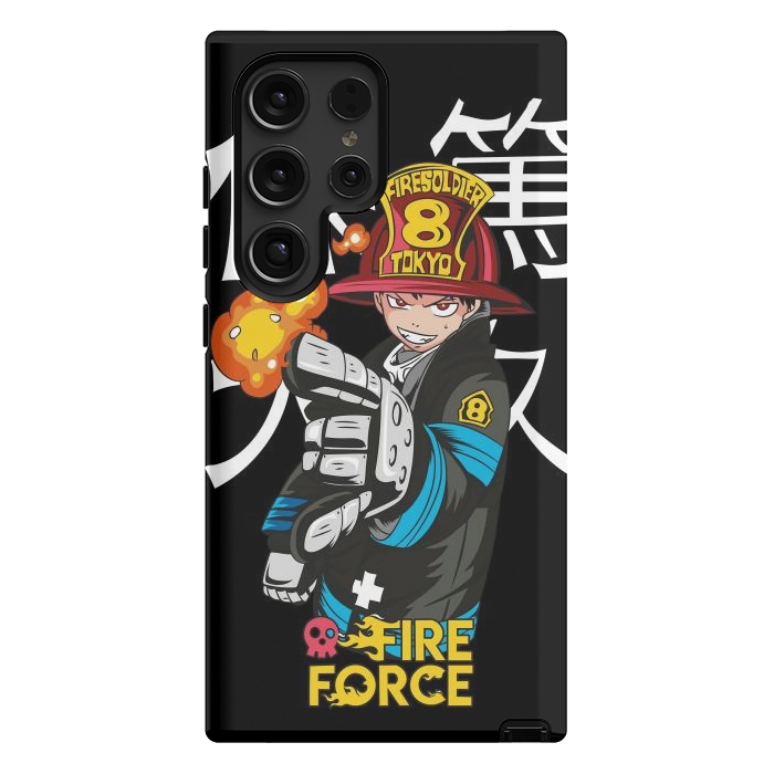 Galaxy S24 Ultra StrongFit Fire force by Kato