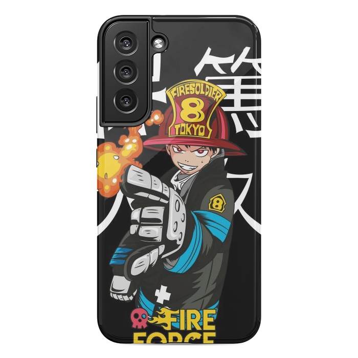 Galaxy S22 plus StrongFit Fire force by Kato
