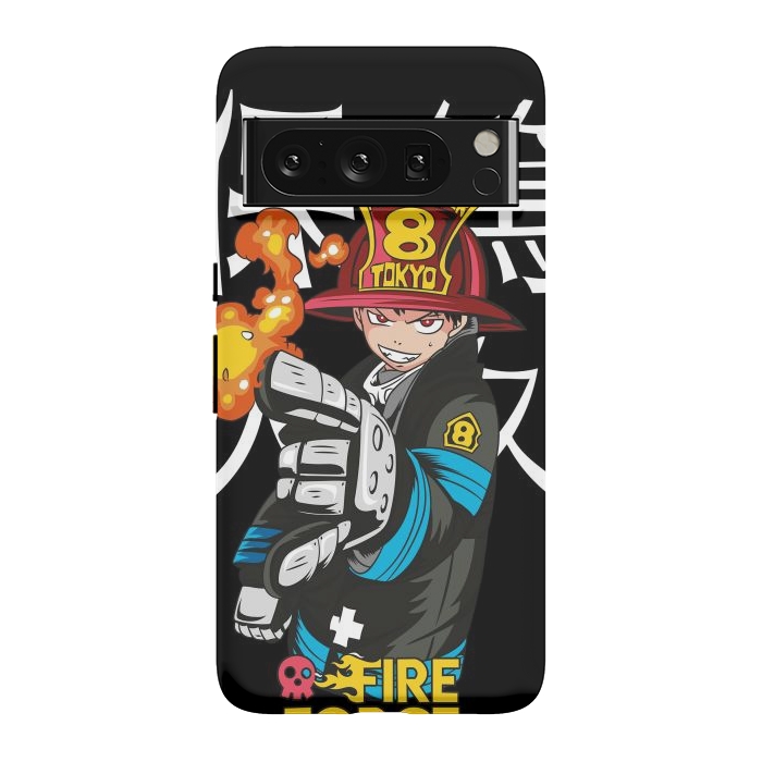 Pixel 8 Pro StrongFit Fire force by Kato