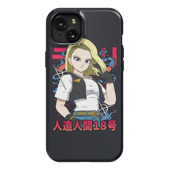 iPhone 15 Plus StrongFit Android 18 by Winston