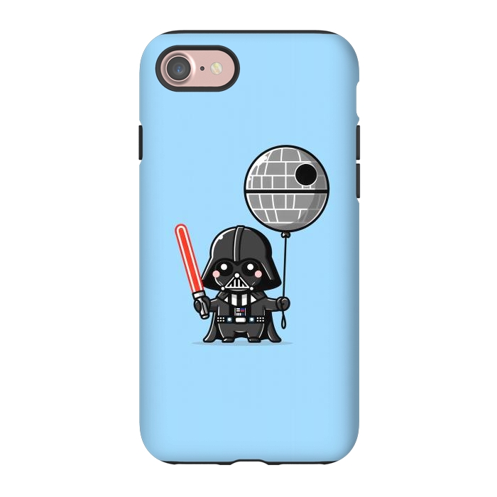 iPhone 7 StrongFit Mini Vader - Come to the Cute Side by Mitxel Gonzalez
