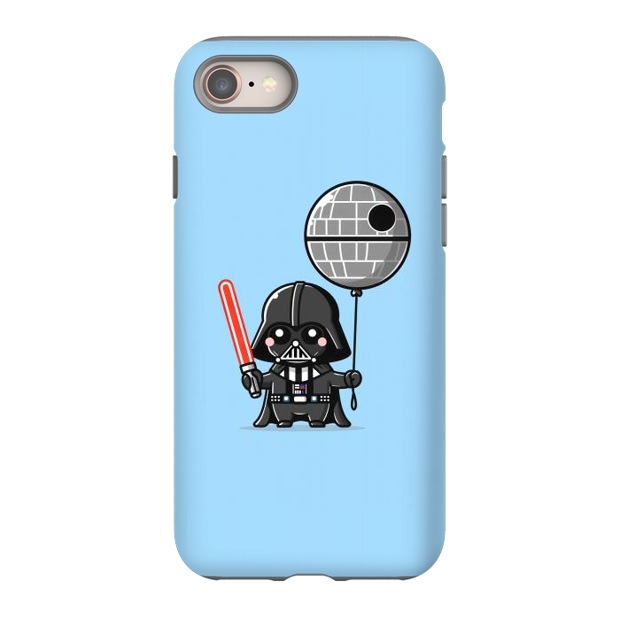 iPhone 8 StrongFit Mini Vader - Come to the Cute Side by Mitxel Gonzalez
