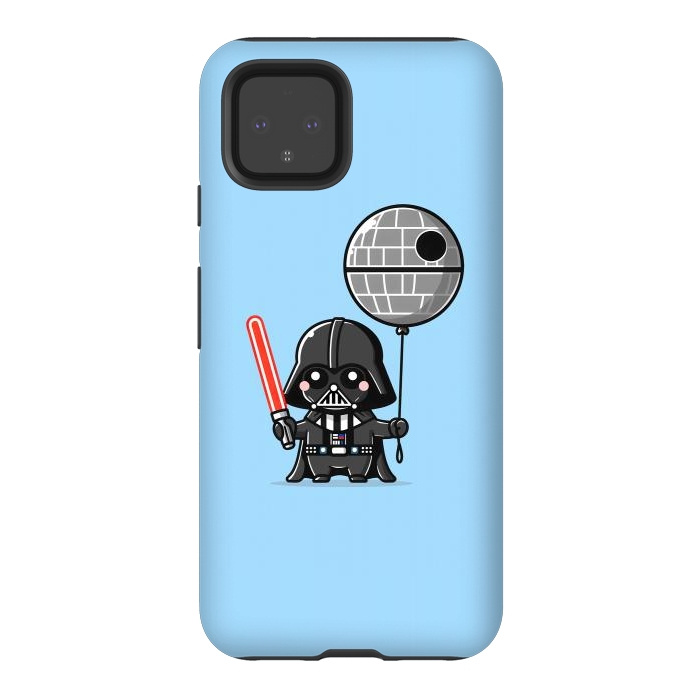 Pixel 4 StrongFit Mini Vader - Come to the Cute Side by Mitxel Gonzalez