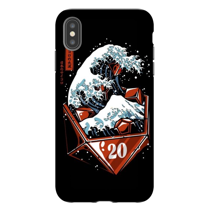 iPhone Xs Max StrongFit The Great Wave Of Dices by LM2Kone