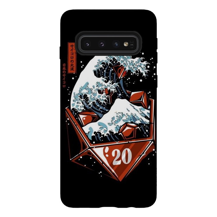 Galaxy S10 StrongFit The Great Wave Of Dices by LM2Kone