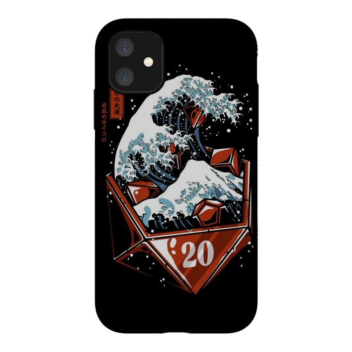 iPhone 11 StrongFit The Great Wave Of Dices by LM2Kone