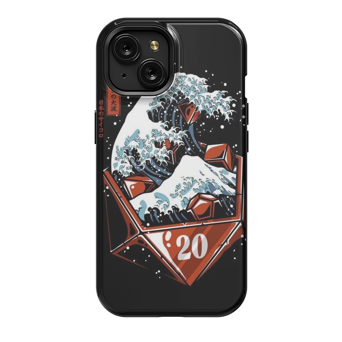 iPhone 15 StrongFit The Great Wave Of Dices by LM2Kone