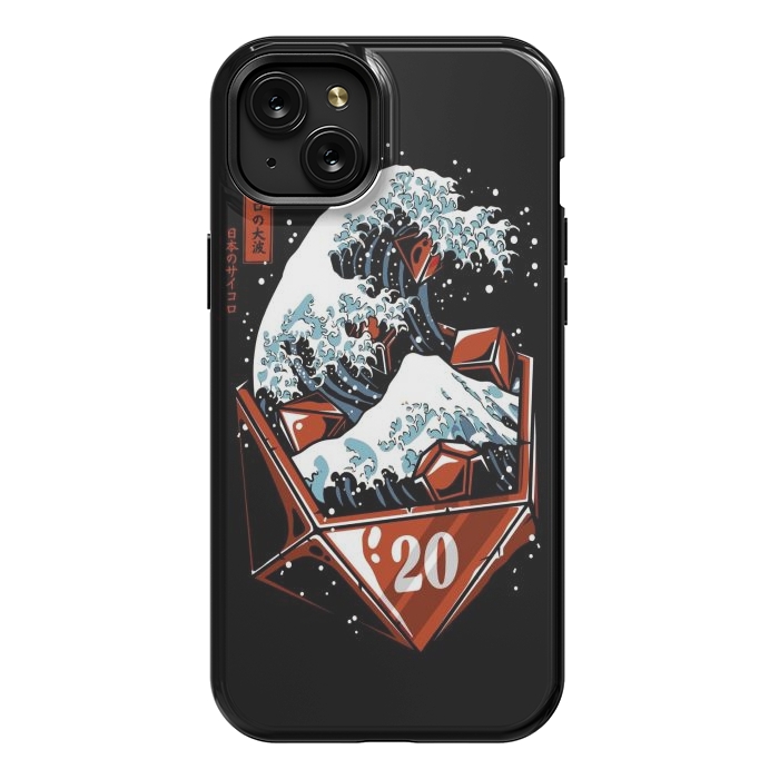 iPhone 15 Plus StrongFit The Great Wave Of Dices by LM2Kone