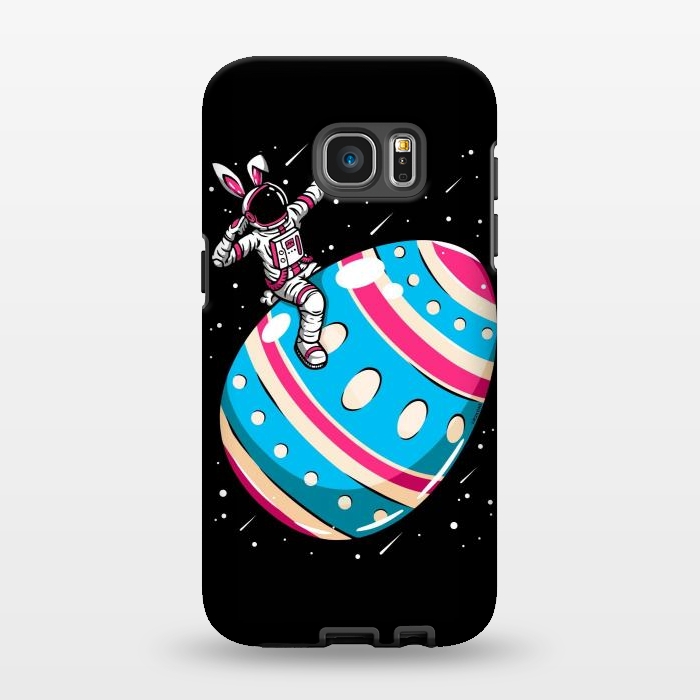 Galaxy S7 EDGE StrongFit Easter Egg Astronaut by LM2Kone