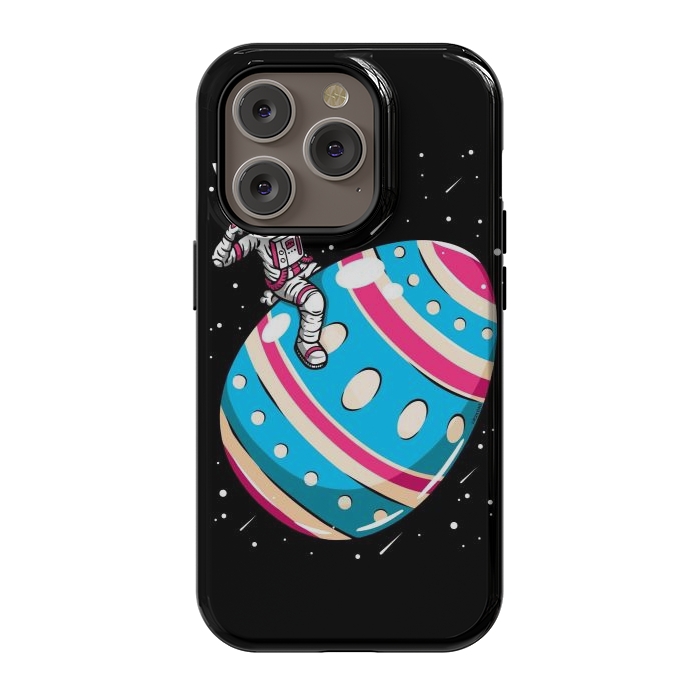 iPhone 14 Pro StrongFit Easter Egg Astronaut by LM2Kone